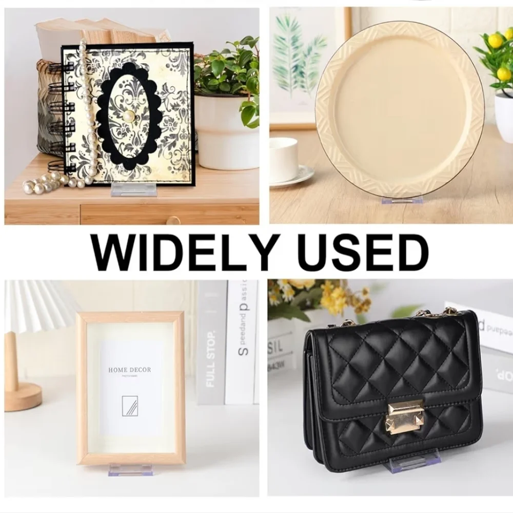 Adjustable Wallet/Purse Stand Display - Clear